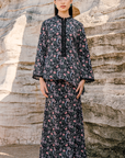 Nelisa Modern Kurung Summeraya 2026 in Black