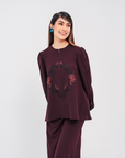 Lily Plain Set in Dark Purple