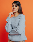 Cleo Sweatshirt in Light Blue