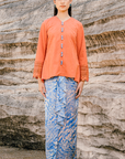Safiya Modern Kurung Summeraya 2026 in Burnt Orange