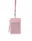 Signature Card Holder in Blossom Pink