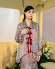 Damia Modern Kurung Summeraya 2025 in Cream