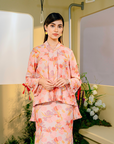 Kirana Modern Kurung Summeraya 2025 in Light Peach