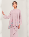 Nyaman Modern Kurung Summeraya in Dusty Pink
