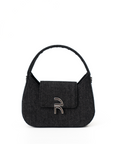 Elea Denim Bag in Black