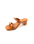 Lyra Block Heels in Cinnamon