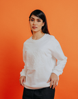 Cleo Sweatshirt in Off-White