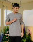 Indera Kurta Summeraya 2025 in Grey