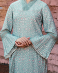 Salwa Long Kurung Summeraya 2026 in Cloud Blue