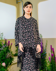Maya Tunic Modern Kurung Summeraya 2025 in Black