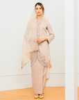 Dinda Bridal Modern Kurung in Rose Gold