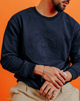 Cleo Sweatshirt in Navy Blue