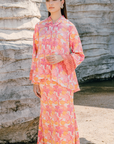 Sahira Modern Kurung Summeraya 2026 in Peach