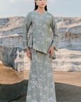 Alia Modern Kurung Summeraya 2026 in Sage Green