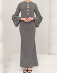Indah Modern Kurung Summeraya in Black