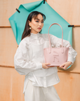 Kendra Mini Tote Bag in Blossom Pink