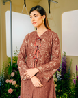 Whulan Long Kebaya Summeraya 2025 in Dark Teracotta