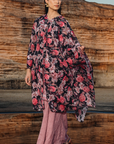 Mariani Long Kurung Summeraya 2026 in Dusty Rose