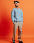 Cleo Sweatshirt in Light Blue