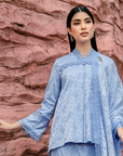 Alyssa Modern Kurung Summeraya 2026 in Light Blue