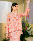 Kirana Modern Kurung Summeraya 2025 in Light Peach