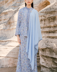 Nelisa Modern Kurung Summeraya 2026 in Blue