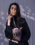 Airi Bucket Bag in Dark Brown