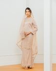 Wardina Bridal Modern Kurung in Rose Gold