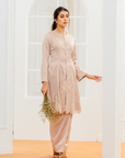 Elena Bridal Modern Kurung in Rose Gold