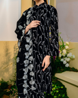 Bayu Long Modern Kurung Summeraya 2025 in Black