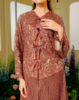 Whulan Long Kebaya Summeraya 2025 in Dark Teracotta