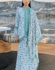 Talita Modern Kurung Summeraya 2026 in Sky Blue