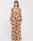 Akasia Printed Set in Olive