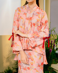 Kirana Modern Kurung Summeraya 2025 in Light Peach