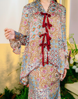 Damia Modern Kurung Summeraya 2025 in Cream