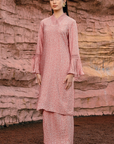 Salwa Long Kurung Summeraya 2026 in Coral