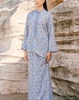Nelisa Modern Kurung Summeraya 2026 in Blue
