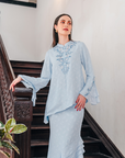 Sentosa Modern Kurung Summeraya in Light Blue