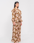 Akasia Printed Set in Olive