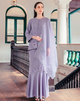 Santun Modern Kurung Summeraya in Lilac