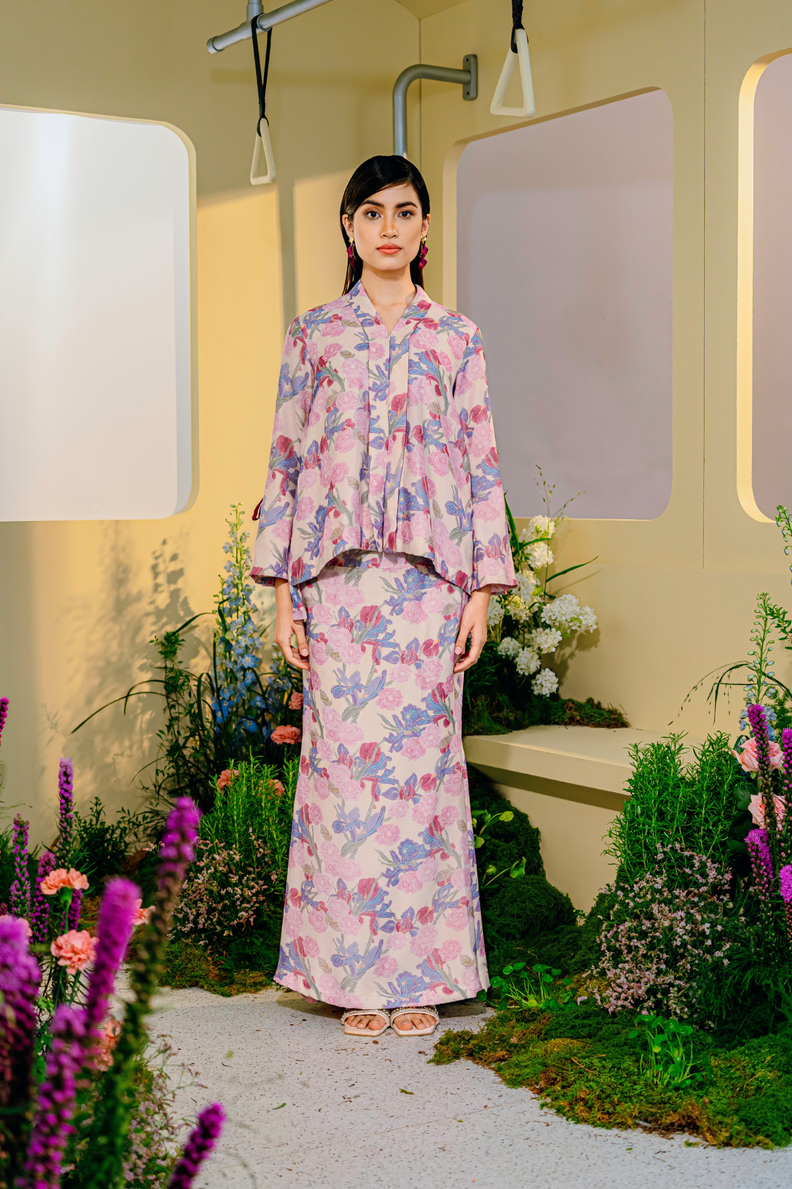 Kirana Modern Kurung Summeraya 2025 in Pink