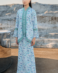 Talita Modern Kurung Summeraya 2026 in Sky Blue