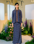 Seri Modern Kurung Summeraya 2025 in Midnight Blue