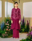 Whulan Long Kebaya Summeraya 2025 in Plum Magenta