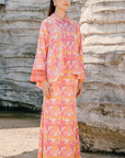 Sahira Modern Kurung Summeraya 2026 in Peach