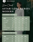 Astari Bridal Long Kebaya in Off White
