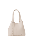 Norri structured shoulder bag in Beige