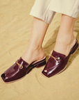 Amelia Shoes in Berry