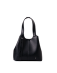 Structured shoulder bag made from premium PU vegan leather