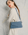 Leo Denim Bag in Blue Jeans